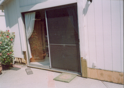 Rotted siding and trim replaced